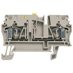 Weidmuller ZTR Series Brown DIN Rail Terminal Block, 2.5mm², Single-Level, Clamp Termination