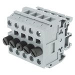 Entrelec MB Series Grey Fused DIN Rail Terminal, 10mm², Screw Termination, Fused