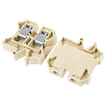 Weidmuller SAK Series Brown Feed Through Terminal Block, 16mm², Single-Level, Screw Termination
