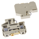 Weidmuller SAKR Series Brown Test Disconnect Terminal Block, 4mm², Single-Level, Screw Termination