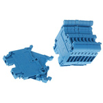 Entrelec SNA Series Blue Feed Through Terminal Block, 2.5mm², Single-Level, Screw Termination