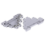 Entrelec SNA Series Grey DIN Rail Terminal Block, 2.5mm², Triple-Level, Screw Termination