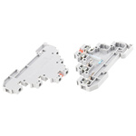 Entrelec SNA Series Grey DIN Rail Terminal Block, 2.5mm², Triple-Level, Screw Termination