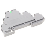Entrelec SNA Series Green DIN Rail Terminal Block, 2.5mm², Double-Level, Screw Termination