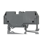 Wago 282 Series Grey Feed Through Terminal Block, 6mm², Single-Level, Cage Clamp Termination