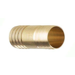 RS PRO Straight Brass Hose Connector