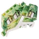 Wago 280 Series Green/Yellow Earth Terminal Block, 2.5mm², Single-Level, Cage Clamp Termination