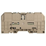 Weidmuller WFF Series Beige Feed Through Terminal Block, Screw Termination