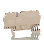 Weidmuller ZDU Series Brown Feed Through Terminal Block, 2.5mm², Single-Level, Clamp Termination