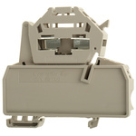 Weidmuller ZSI Series Beige Fused DIN Rail Terminal, Single-Level, Clamp Termination, Fused