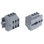 Wago 260 Series Grey Terminal Strip, 1.5mm², Single-Level, Cage Clamp Termination