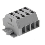 Wago 261 Series Grey Terminal Strip, 2.5mm², Single-Level, Cage Clamp Termination