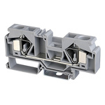 Wago 281 Series Grey Feed Through Terminal Block, 4mm², Single-Level, Cage Clamp Termination