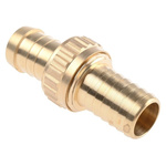 Nito Straight Brass Hose Connector, 3/4 in G Male
