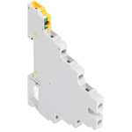 Entrelec SNA Series Grey Earth Terminal Block, 4mm², Triple-Level, Screw Termination
