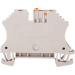 Weidmuller WTR Series Brown Disconnect Terminal Block, 4mm², Single-Level, Screw Termination