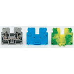 Wago 869 Series Grey DIN Rail Terminal Block, 2.5mm², Single-Level, Cage Clamp Termination
