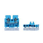 Wago 869 Series Blue DIN Rail Terminal Block, 2.5mm², Single-Level, Cage Clamp Termination, ATEX, IECEx