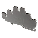 Wago 870 Series Grey Terminal Block, 2.5mm², Triple-Level, Cage Clamp Termination
