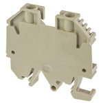 Weidmuller WDU Series Brown Feed Through Terminal Block, 6mm², Single-Level, Screw Termination