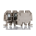 Weidmuller WDU Series Brown Feed Through Terminal Block, 10mm², Single-Level, Screw Termination, ATEX, IECEx