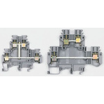 Entrelec SNA Series Grey Double Level Terminal Block, 6mm², Double-Level, Screw Termination