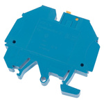 Weidmuller W Series Blue Disconnect Terminal Block, 4mm², Single-Level, Screw Termination