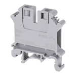 Phoenix Contact UK 6 N Series Grey DIN Rail Terminal Block, 0.2 → 6mm², Single-Level, Screw Termination, ATEX