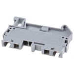 Phoenix Contact ST 4 Series Grey DIN Rail Terminal Block, 0.2 → 6mm², Single-Level, Spring Clamp Termination