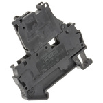 Phoenix Contact ST 4-HESI (5X20) Series Black Fused DIN Rail Terminal, 4mm², Single-Level, Spring Clamp Termination,