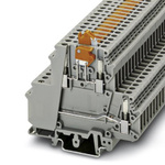 Phoenix Contact UKK 5-MTK-P/P Series Grey Knife Disconnect Terminal Block, 0.2 → 4mm², Double-Level, Screw