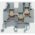 Entrelec SNA Series Blue DIN Rail Terminal Block, 4mm², Single-Level, Screw Termination