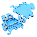 Entrelec SNA Series Blue Double Level Terminal Block, 2.5mm², Double-Level, Screw Termination