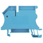 Weidmuller WNT Series Blue DIN Rail Terminal Block, 16mm², Single-Level, Busbar Termination