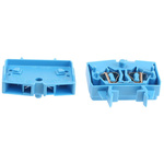Wago 264 Series Blue Feed Through Terminal Block, 2.5mm², Single-Level, Cage Clamp Termination, ATEX, IECEx