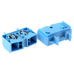 Wago 264 Series Blue Feed Through Terminal Block, 2.5mm², Single-Level, Cage Clamp Termination, ATEX, IECEx