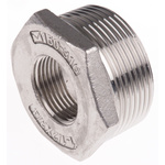 RS PRO Stainless Steel Hexagon Bush 1-1/2in R(T) Male x 3/4in G(P) Female 1.18in