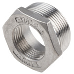 RS PRO Stainless Steel Hexagon Bush 1-1/2in R(T) Male x 1in G(P) Female 1.18in
