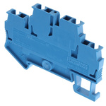 Phoenix Contact STTB 2.5 BU Series Blue Double Level Terminal Block, 0.08 → 4mm², Double-Level, Spring Clamp