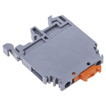 Entrelec SNA Series Grey/Orange Disconnect Terminal Block, 4mm², Single-Level, Screw Termination
