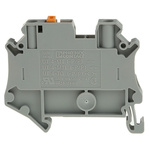 Phoenix Contact UT 4-MT Series Grey Feed Through Terminal Block, 0.14 → 6mm², Single-Level, Screw Termination