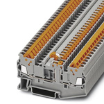 Phoenix Contact QTC 1.5-MT Series Grey Knife Disconnect Terminal Block, 0.25 → 1.5mm², Single-Level, Quick