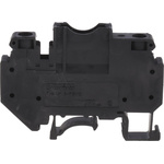 Phoenix Contact UK 6-FSI/C Series Black Fused DIN Rail Terminal, Single-Level, Screw Termination, Fused