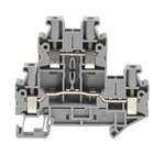 Phoenix Contact UTTB Clipline Series Grey Double Level Terminal Block, 0.14 → 6mm², Double-Level, Screw