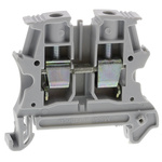 Legrand 371 Series Grey DIN Rail Terminal Block, 6mm², Single-Level, Screw Termination