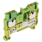 Phoenix Contact PT 2.5-PE Series Green/Yellow Earth Terminal Block, 0.14 → 4mm², Single-Level, Push In