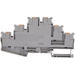 Phoenix Contact PT 2.5-3PV Series Grey Multi Level Terminal Block, 0.14 → 4mm², Triple-Level, Push In
