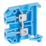 Weidmuller SAK Series Blue Feed Through Terminal Block, 4mm², Single-Level, Screw Termination