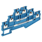 Phoenix Contact PT 1.5/S-3L BU Series Blue Multi Level Terminal Block, 0.14 → 1.5mm², Triple-Level, Push In