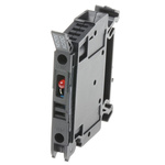 Weidmuller W Series Black Fused DIN Rail Terminal, 4mm², Single-Level, Screw Termination, Fused